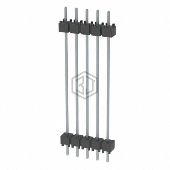 DW-05-14-T-S-1200 - Samtec Inc. - Rectangular Connectors - Board Spacers, Stackers (Board to Board)