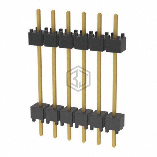 DW-06-10-G-S-600 - Samtec Inc. - Rectangular Connectors - Board Spacers, Stackers (Board to Board)