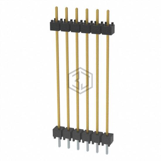 DW-06-14-L-S-1200 - Samtec Inc. - Rectangular Connectors - Board Spacers, Stackers (Board to Board)