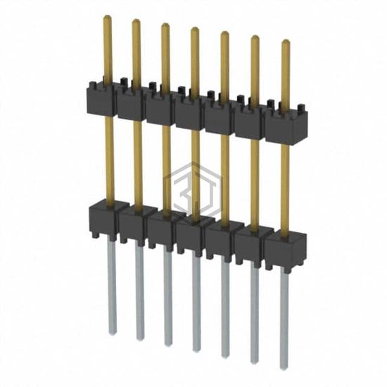 EW-07-12-L-S-500 - Samtec Inc. - Rectangular Connectors - Board Spacers, Stackers (Board to Board)