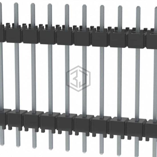 DW-15-10-T-S-600 - Samtec Inc. - Rectangular Connectors - Board Spacers, Stackers (Board to Board)