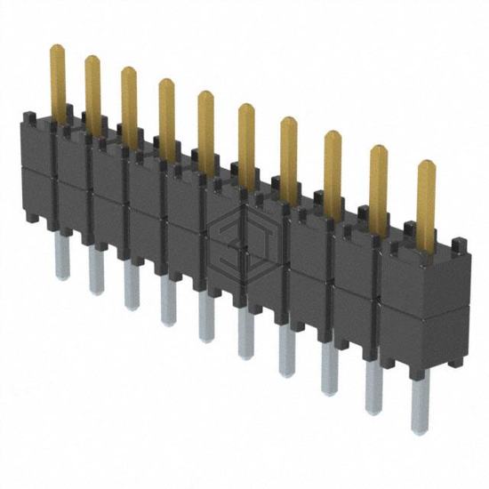DW-10-07-F-S-200 - Samtec Inc. - Rectangular Connectors - Board Spacers, Stackers (Board to Board)