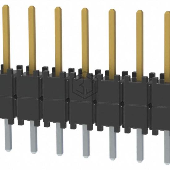DW-10-08-S-S-200 - Samtec Inc. - Rectangular Connectors - Board Spacers, Stackers (Board to Board)