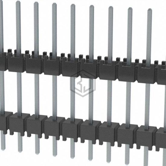 DW-16-10-T-S-450 - Samtec Inc. - Rectangular Connectors - Board Spacers, Stackers (Board to Board)