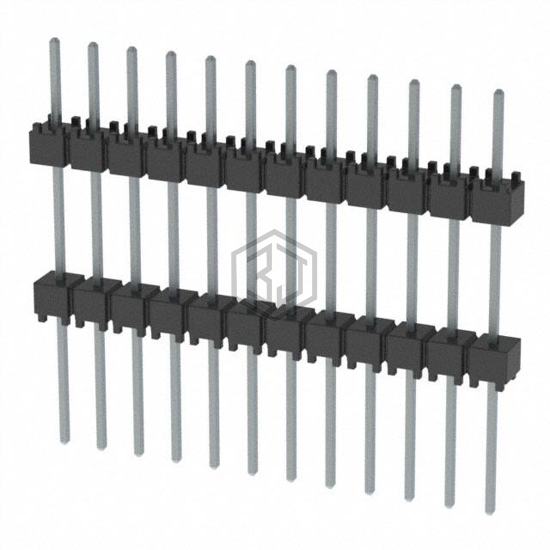 EW-12-12-T-S-500 - Samtec Inc. - Rectangular Connectors - Board Spacers, Stackers (Board to Board)