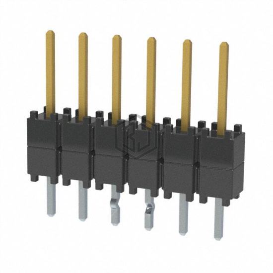 DW-06-08-S-S-200-LL - Samtec Inc. - Rectangular Connectors - Board Spacers, Stackers (Board to Board)