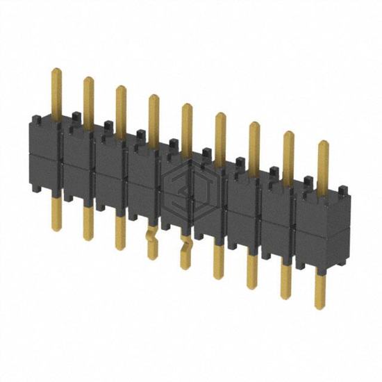 DW-09-07-G-S-200-LL - Samtec Inc. - Rectangular Connectors - Board Spacers, Stackers (Board to Board)