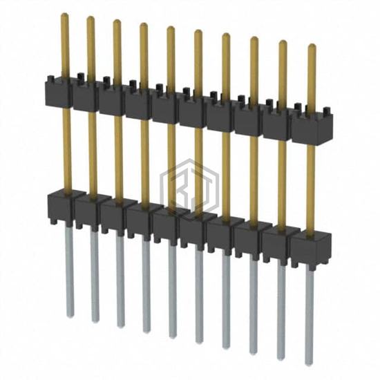 EW-10-12-L-S-500 - Samtec Inc. - Rectangular Connectors - Board Spacers, Stackers (Board to Board)