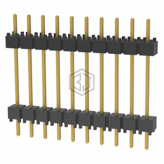 DW-10-10-G-S-600 - Samtec Inc. - Rectangular Connectors - Board Spacers, Stackers (Board to Board)