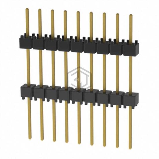 EW-09-12-G-S-500 - Samtec Inc. - Rectangular Connectors - Board Spacers, Stackers (Board to Board)
