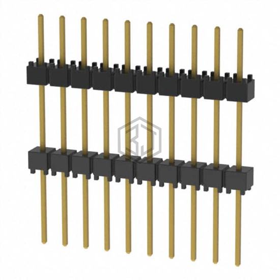 EW-10-12-G-S-500 - Samtec Inc. - Rectangular Connectors - Board Spacers, Stackers (Board to Board)