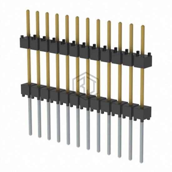 EW-12-12-L-S-500 - Samtec Inc. - Rectangular Connectors - Board Spacers, Stackers (Board to Board)