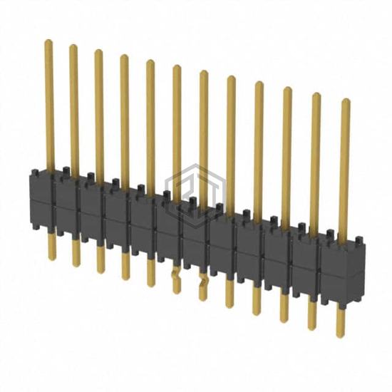 DW-12-09-G-S-200-LL - Samtec Inc. - Rectangular Connectors - Board Spacers, Stackers (Board to Board)