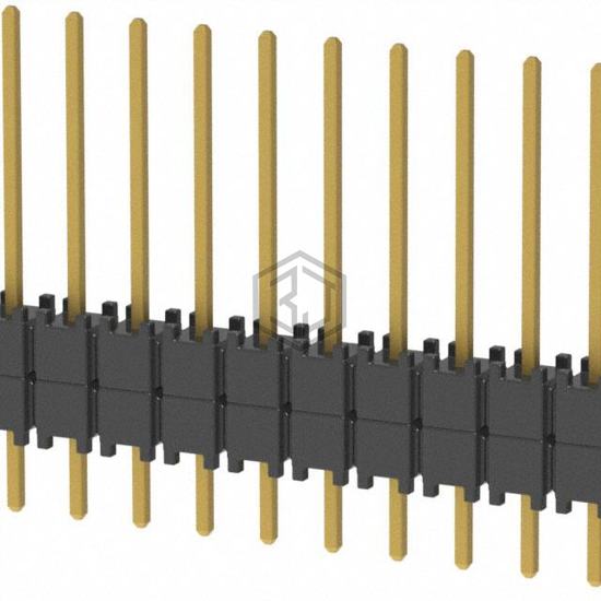 DW-11-09-G-S-200 - Samtec Inc. - Rectangular Connectors - Board Spacers, Stackers (Board to Board)