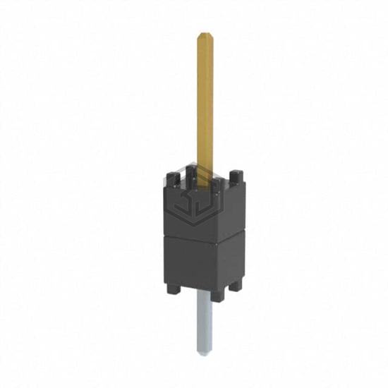 DW-01-08-F-S-200 - Samtec Inc. - Rectangular Connectors - Board Spacers, Stackers (Board to Board)
