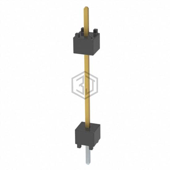 DW-01-10-F-S-600 - Samtec Inc. - Rectangular Connectors - Board Spacers, Stackers (Board to Board)