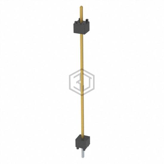 DW-01-14-F-S-1200 - Samtec Inc. - Rectangular Connectors - Board Spacers, Stackers (Board to Board)