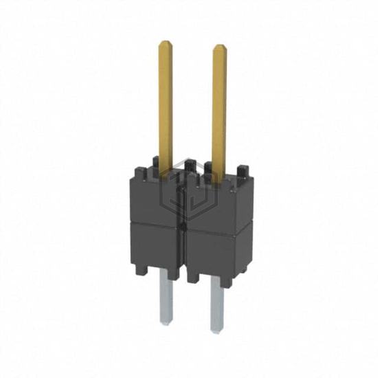 DW-02-08-L-S-200 - Samtec Inc. - Rectangular Connectors - Board Spacers, Stackers (Board to Board)