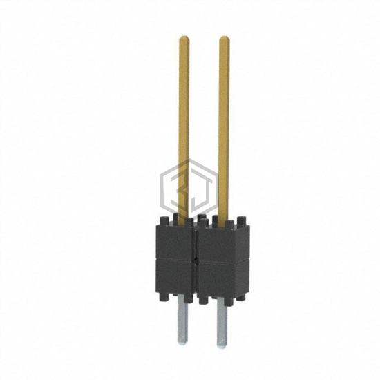 DW-02-09-F-S-200 - Samtec Inc. - Rectangular Connectors - Board Spacers, Stackers (Board to Board)