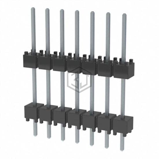 DW-07-10-T-S-450 - Samtec Inc. - Rectangular Connectors - Board Spacers, Stackers (Board to Board)