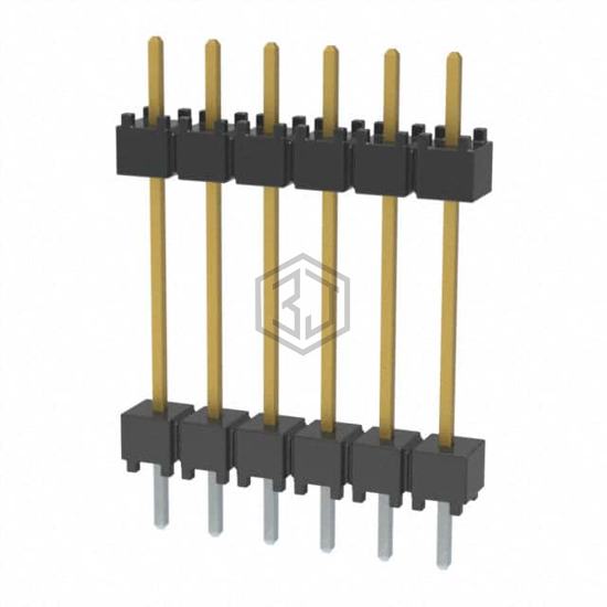 DW-06-10-F-S-600 - Samtec Inc. - Rectangular Connectors - Board Spacers, Stackers (Board to Board)