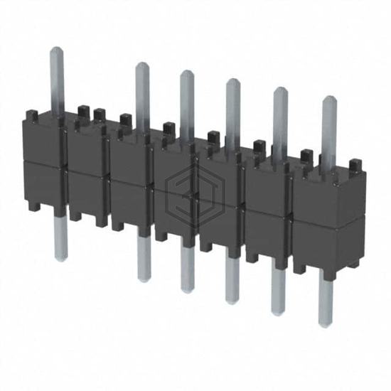DW-07-07-T-S-200-002 - Samtec Inc. - Rectangular Connectors - Board Spacers, Stackers (Board to Board)