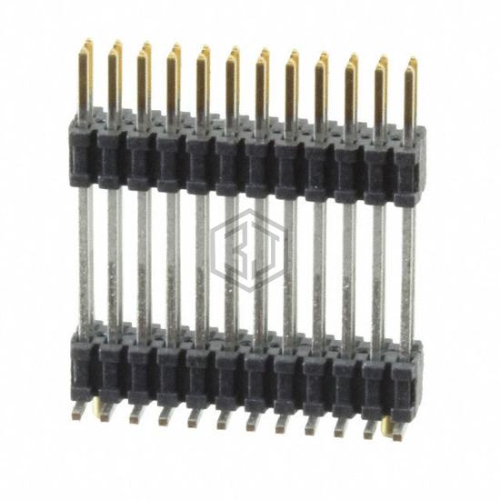 FW-12-05-L-D-500-140-A - Samtec Inc. - Rectangular Connectors - Board Spacers, Stackers (Board to Board)