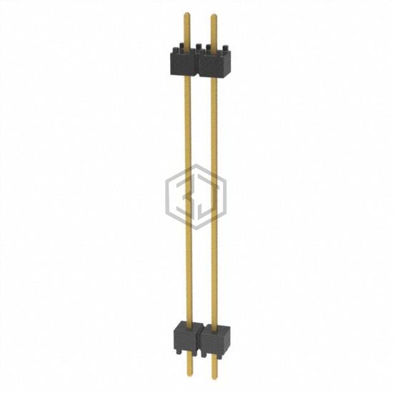 DW-02-14-G-S-1200 - Samtec Inc. - Rectangular Connectors - Board Spacers, Stackers (Board to Board)
