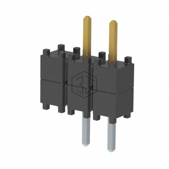 DW-03-07-S-S-200-001 - Samtec Inc. - Rectangular Connectors - Board Spacers, Stackers (Board to Board)