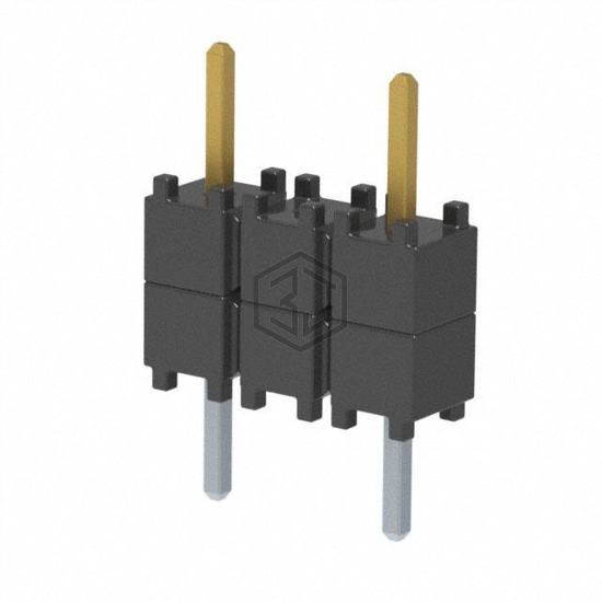 DW-03-07-S-S-200-002 - Samtec Inc. - Rectangular Connectors - Board Spacers, Stackers (Board to Board)