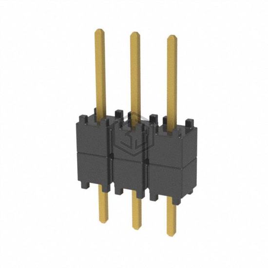 DW-03-08-G-S-200 - Samtec Inc. - Rectangular Connectors - Board Spacers, Stackers (Board to Board)