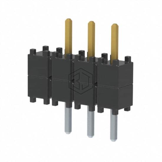 DW-04-07-F-S-200-001 - Samtec Inc. - Rectangular Connectors - Board Spacers, Stackers (Board to Board)
