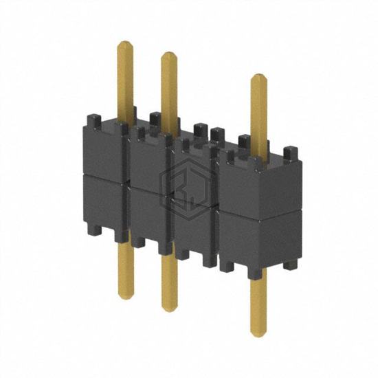 DW-04-07-G-S-200-003 - Samtec Inc. - Rectangular Connectors - Board Spacers, Stackers (Board to Board)