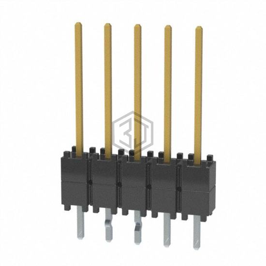 DW-05-09-F-S-200-LL - Samtec Inc. - Rectangular Connectors - Board Spacers, Stackers (Board to Board)