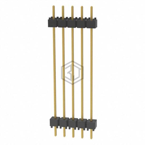 DW-05-14-G-S-1200 - Samtec Inc. - Rectangular Connectors - Board Spacers, Stackers (Board to Board)