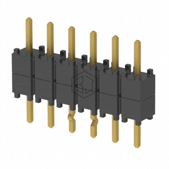 DW-06-07-G-S-200-LL - Samtec Inc. - Rectangular Connectors - Board Spacers, Stackers (Board to Board)
