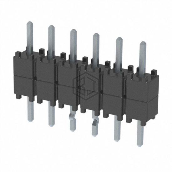 DW-06-07-T-S-200-LL - Samtec Inc. - Rectangular Connectors - Board Spacers, Stackers (Board to Board)