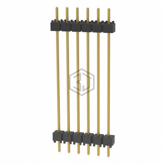 DW-06-14-G-S-1200 - Samtec Inc. - Rectangular Connectors - Board Spacers, Stackers (Board to Board)