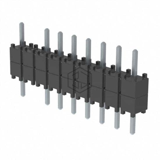 DW-09-07-T-S-200-002 - Samtec Inc. - Rectangular Connectors - Board Spacers, Stackers (Board to Board)