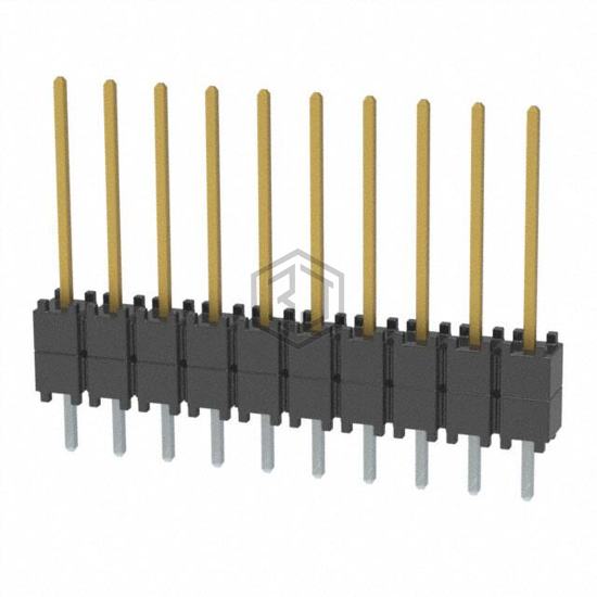 DW-10-09-S-S-200 - Samtec Inc. - Rectangular Connectors - Board Spacers, Stackers (Board to Board)