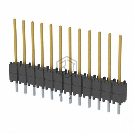 DW-12-09-L-S-200-LL - Samtec Inc. - Rectangular Connectors - Board Spacers, Stackers (Board to Board)