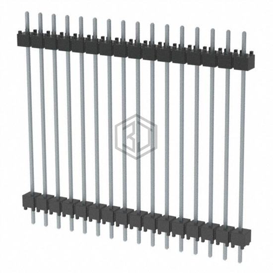 DW-16-14-T-S-1200 - Samtec Inc. - Rectangular Connectors - Board Spacers, Stackers (Board to Board)