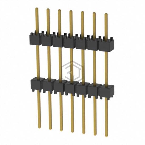 EW-07-12-G-S-500 - Samtec Inc. - Rectangular Connectors - Board Spacers, Stackers (Board to Board)