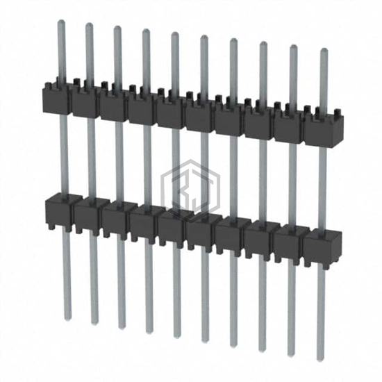 EW-10-12-T-S-500 - Samtec Inc. - Rectangular Connectors - Board Spacers, Stackers (Board to Board)