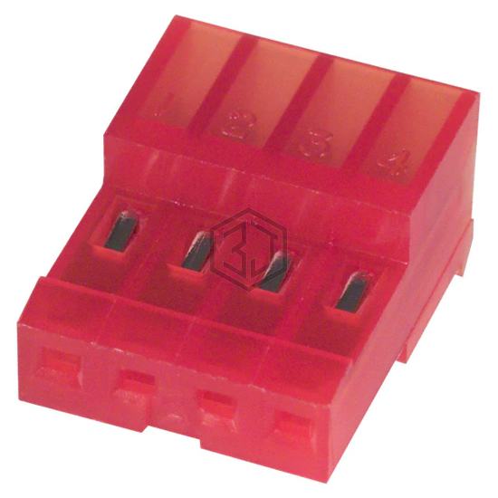 3-640440-4 - TE Connectivity AMP Connectors - Rectangular Connectors - Free Hanging, Panel Mount