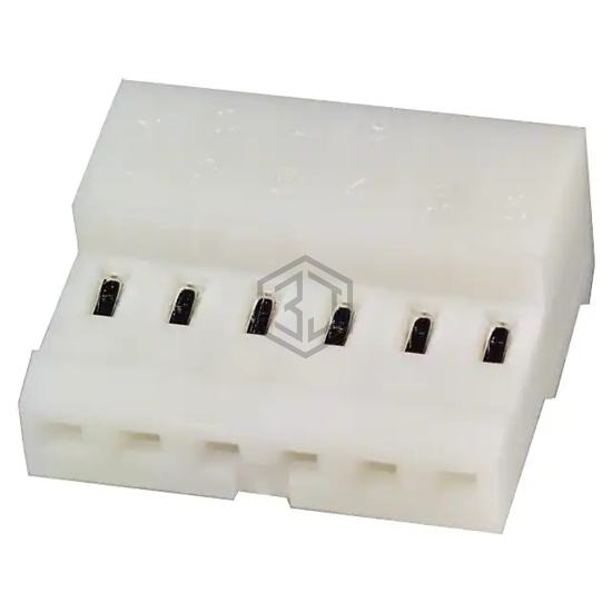 3-640441-6 - TE Connectivity AMP Connectors - Rectangular Connectors - Free Hanging, Panel Mount