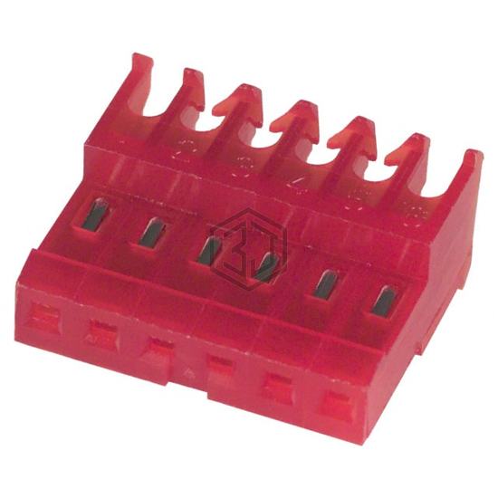 3-640620-6 - TE Connectivity AMP Connectors - Rectangular Connectors - Free Hanging, Panel Mount