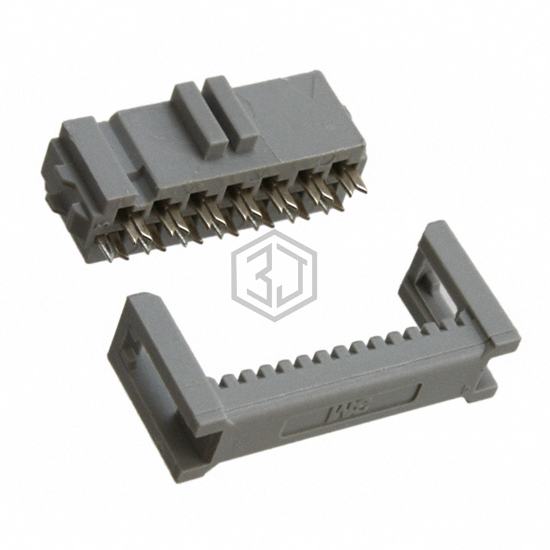 D89114-0131HK - 3M - Rectangular Connectors - Free Hanging, Panel Mount