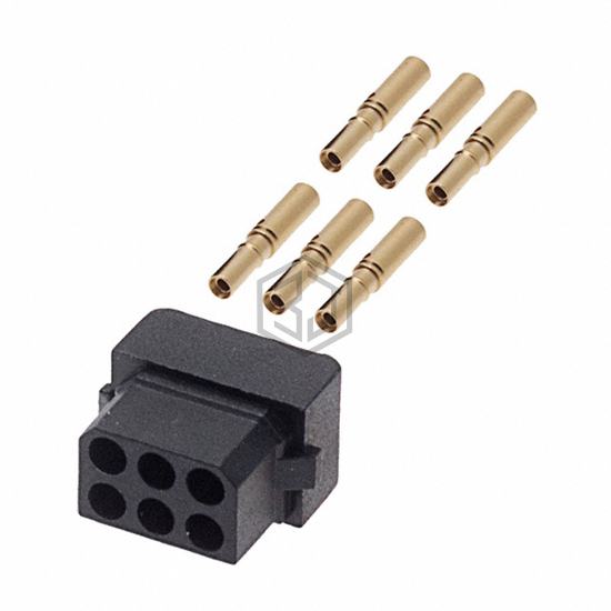 M80-8880605 - Harwin Inc. - Rectangular Connectors - Free Hanging, Panel Mount
