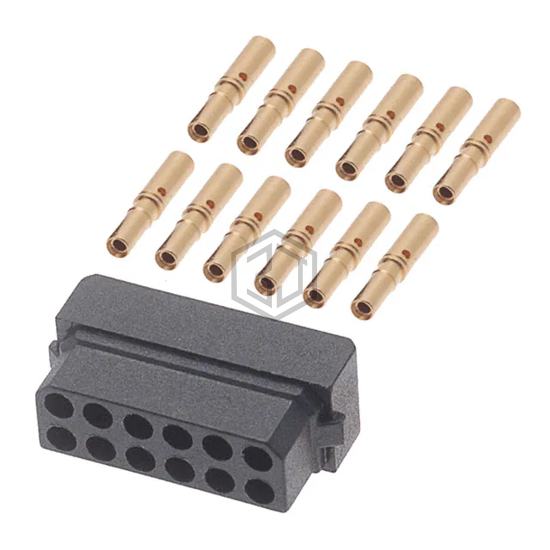M80-8881205 - Harwin Inc. - Rectangular Connectors - Free Hanging, Panel Mount